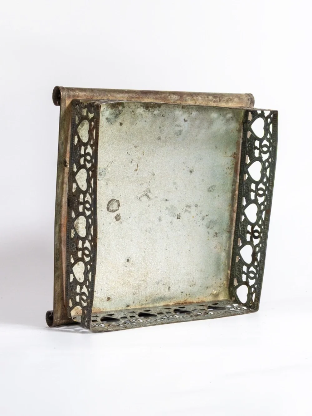 Whimsical rustic tin napkin holder!